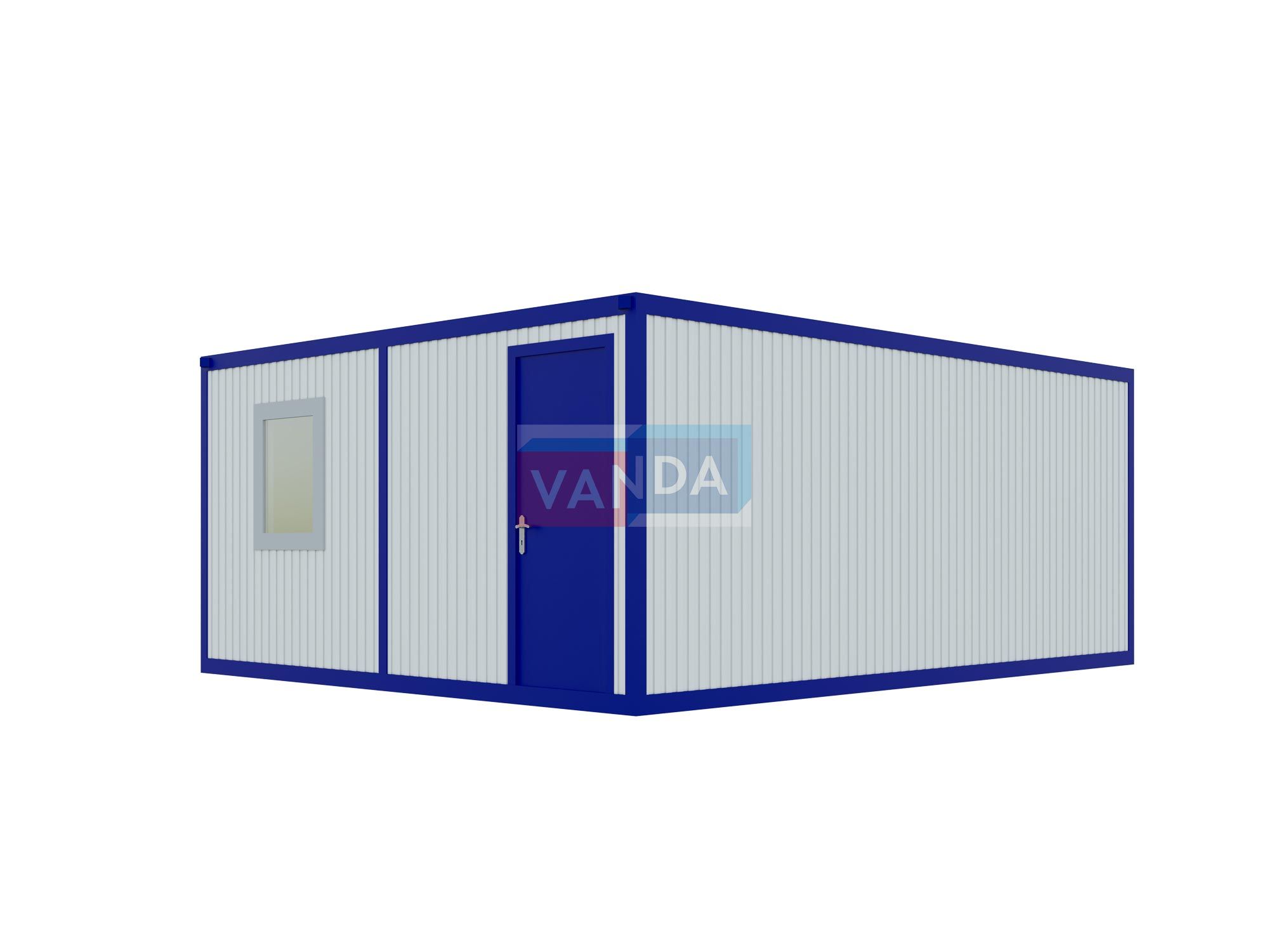 Модульная бытовка 4.8x6.0 Панели МДФ